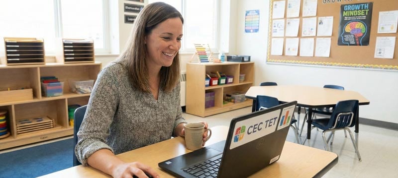 CEC TET Teacher Smiling